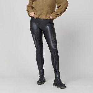 Spanx Faux Moto Leggings